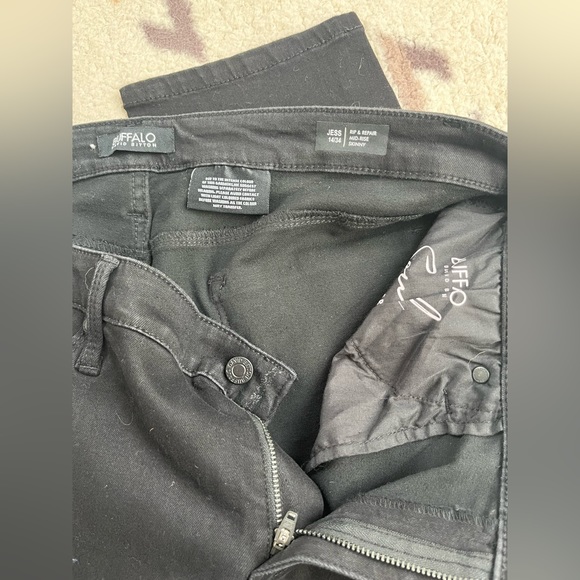 ❌SOLD❌Size 14 Black Buffalo David Bitton Skinny Jeans - Picture 4 of 6